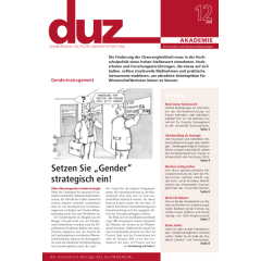 duz Akademie – Ausgabe 11 „Gendermanagement“
