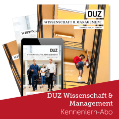 DUZ Wissenschaft & Management (Kennenlern-Abo) drei Ausgaben